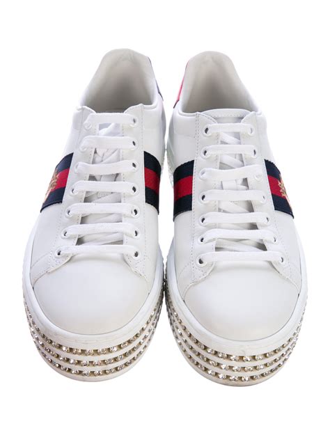 gucci crystal shoes review|Gucci sneakers crystals.